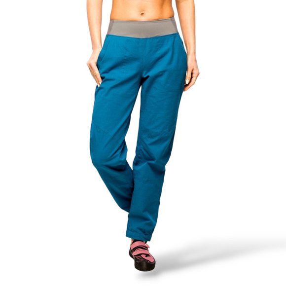 Patagonia Pants - Sold - Patagonia women's Caliza teal  grey rock ankle jogger pants